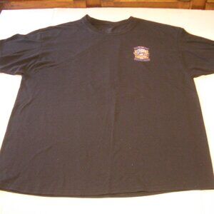 Hanes Daytona Beach Bike Week 2015-74th Annual-Black Graphics T-Shirt - Size XL